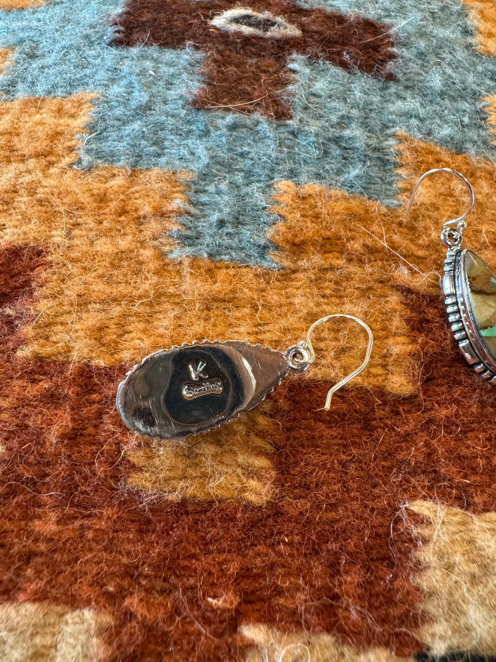 Boulder Turquoise Teardrop Earrings