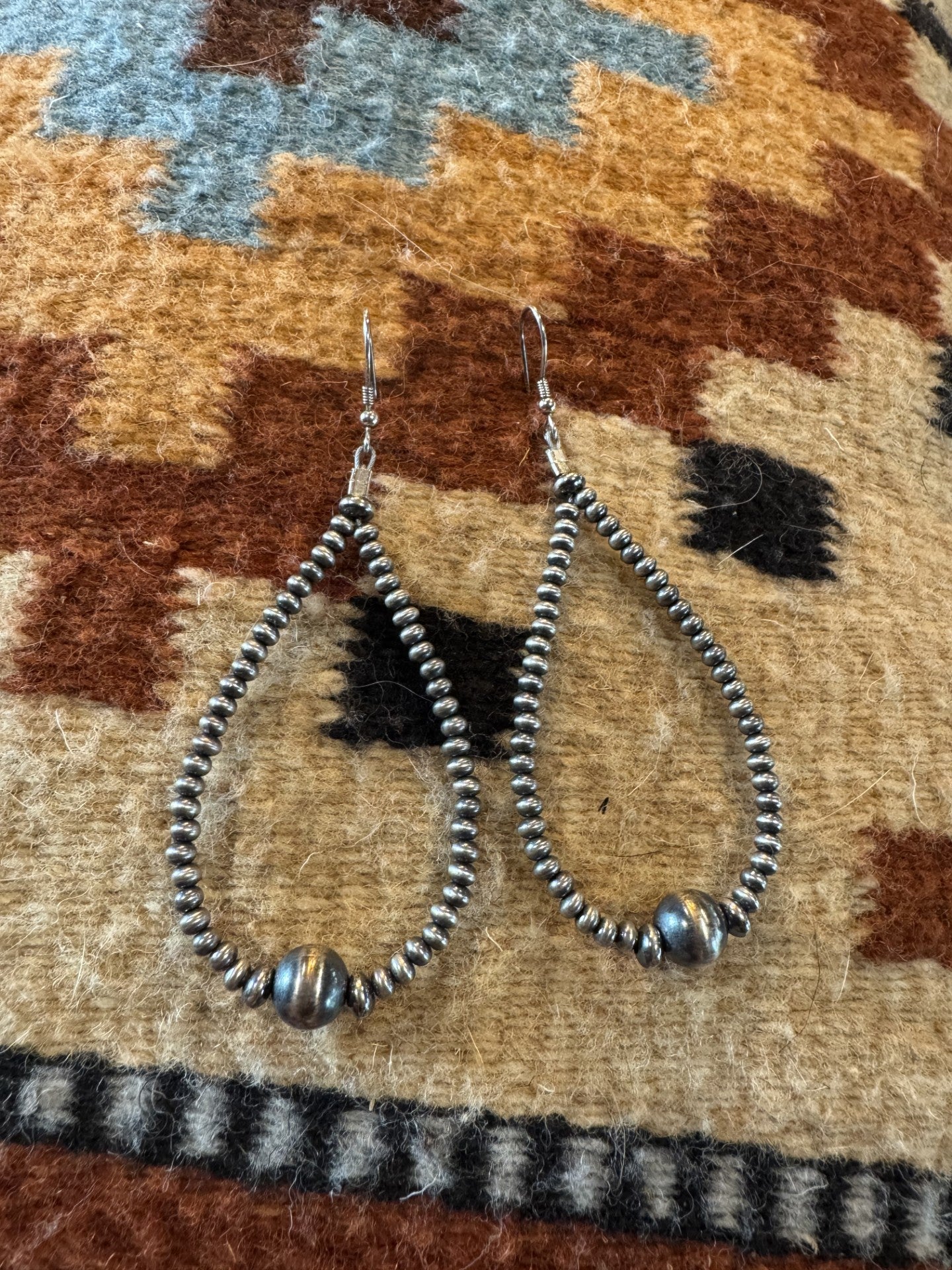 3" Navajo Pearl Earrings